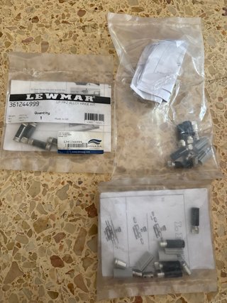 Kit Bisagras Lewmar LP MK2 Alloy