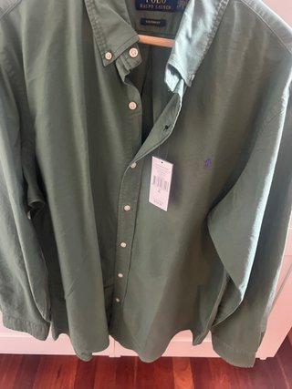 Camisa Polo Ralph Lauren Verde Talla XL