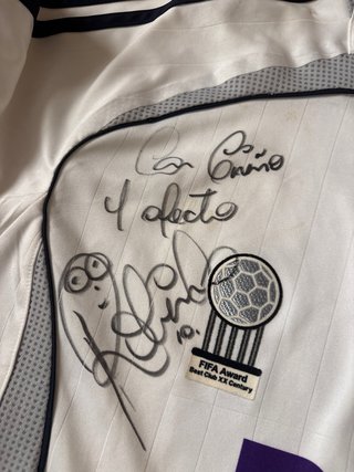 Camiseta Real Madrid de Robinho Firmada
