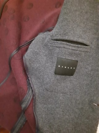 Giacca uomo misto lana grigia