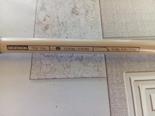 Caña de pesca Decathlon con 2 carretes