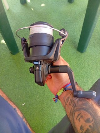 Caña de pesca Decathlon con 2 carretes
