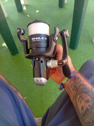 Caña de pesca Decathlon con 2 carretes