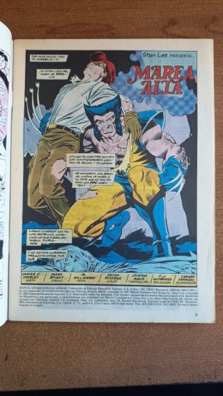 Spiderman vs Wolverine Marvel Heroes esp verano