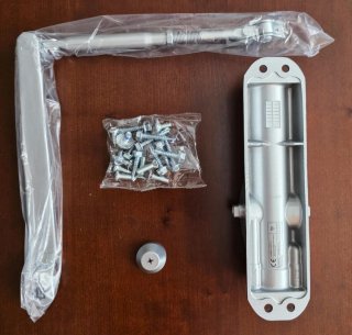 CIERRA PUERTA HIDRÁULICO PLATA DC120