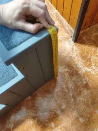 Scala per cani in legno