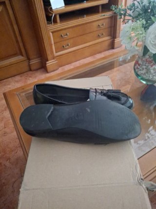 Zapatos colegiales negros talla 38