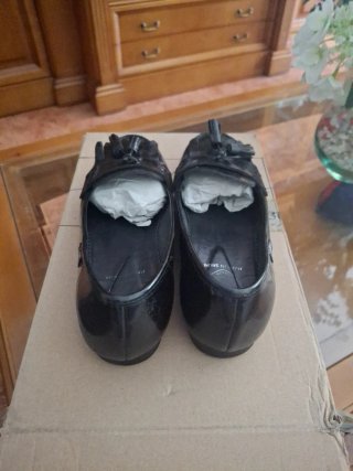 Zapatos colegiales negros talla 38