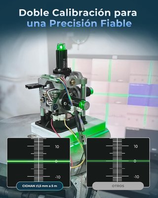 Nivel Láser Verde CIGMAN G16 4x360 16 Líneas