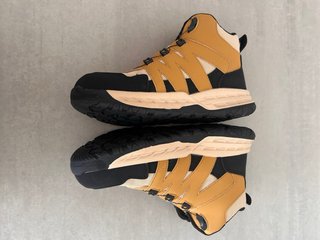 Botas de Seguridad Marrones Negras y Beige