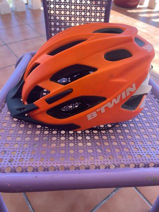 Casco Btwin Naranja