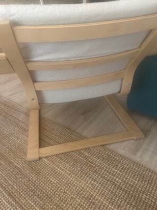 Sillón Ikea Madera Beige