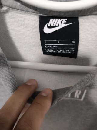 Sudadera Nike Air Gris