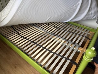 Estructura cama verde metal 135x200cm