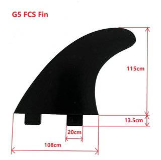 Quillas, fins (FCS G5) 2pcs