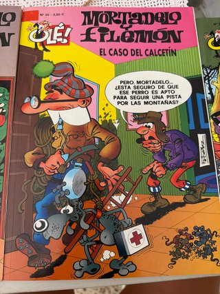 4 comics de mortadelo y filemon