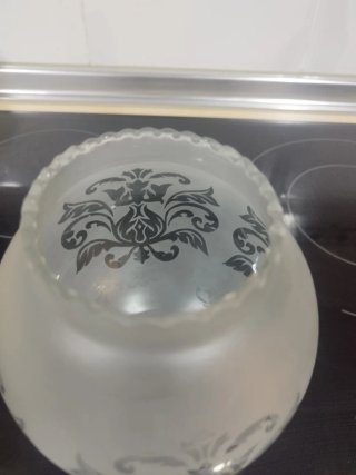 Lámpara de techo antigua dorada