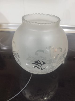 Lámpara de techo antigua dorada