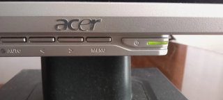 Monitor Acer 19 Blanco/Negro