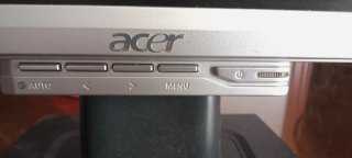 Monitor Acer 19 Blanco/Negro