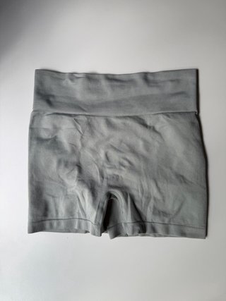 Shein Short deportivo gris cintura alta push up M