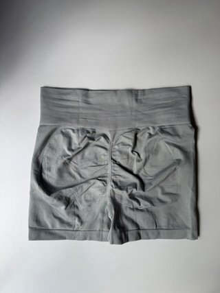 Shein Short deportivo gris cintura alta push up M