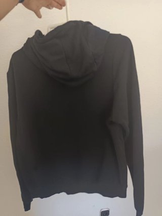 Sudadera Nike Negra con cuello de diseño