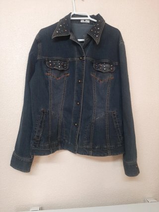 Chaqueta Vaquera Talla48 con Tachuelas