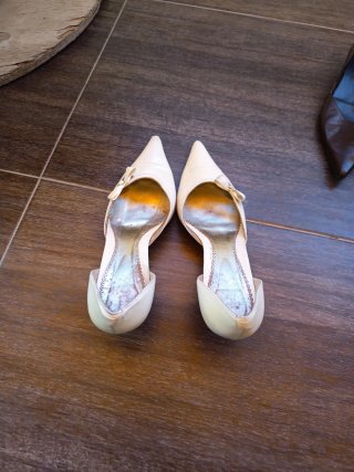 Zapatos de novia blanco /marfil talla 40