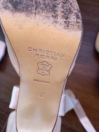 Zapatos de novia blanco /marfil talla 40