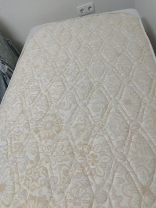 En Oviedo,Cama 90cm con canapé, colchón y cojines