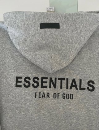 Sudadera Essentials Gris Talla S