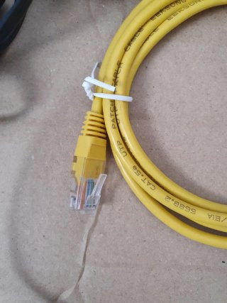 Lote Cables Red Ethernet + Cargador Technicolor