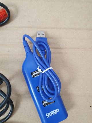 Lote Cables Red Ethernet + Cargador Technicolor