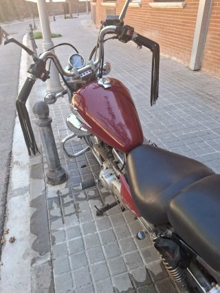 Yamaha Virago Custom Rojo