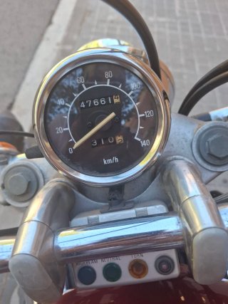 Yamaha Virago Custom Rojo