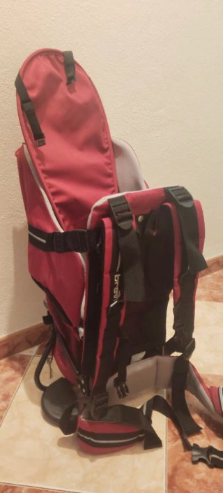 Mochila Portabebés Senderismo Brevi Roja
