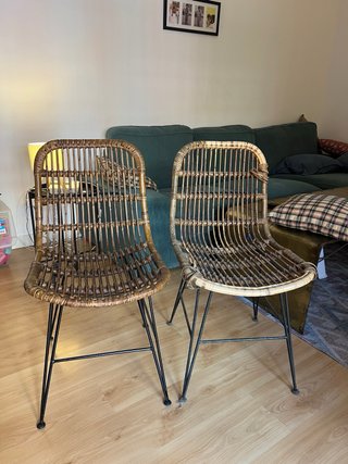 Silla de rattan La Oca