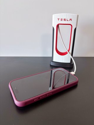 Soporte Cable Cargador Tesla Supercharger 3D