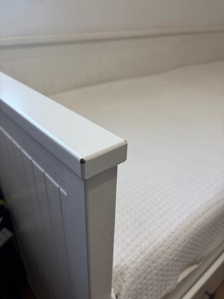 Cama Diván IKEA HEMNES Blanca con Cajones