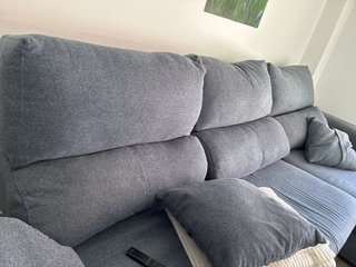 Sofá Chaise Longue Deslizante Azul