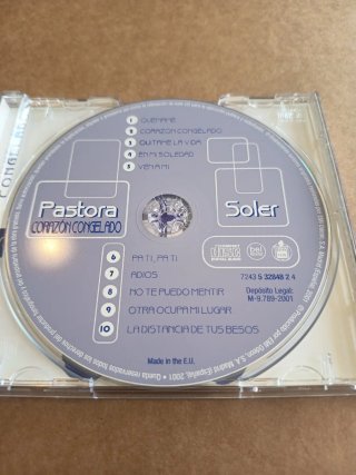 CD Pastora Soler - Corazón Congelado