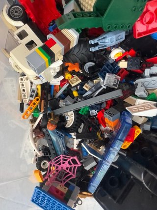 Lote 4 kg Piezas Lego Variadas