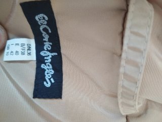Cazadora mujer beige