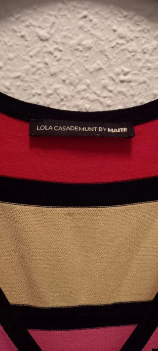 Vestido largo Lola Casademunt rayas