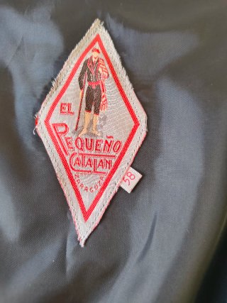 Chaleco Baturro Negro El Pequeño Catalán