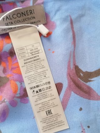 Foulard seta donna Falconeri