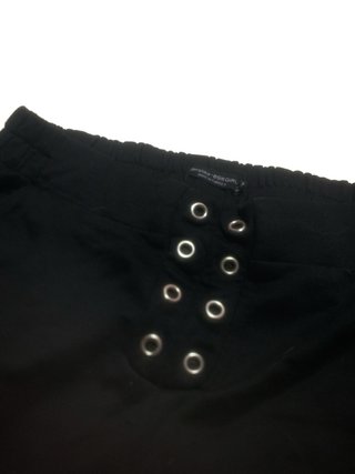 Pantalón Chándal Mujer Negro Vintage Talla XS