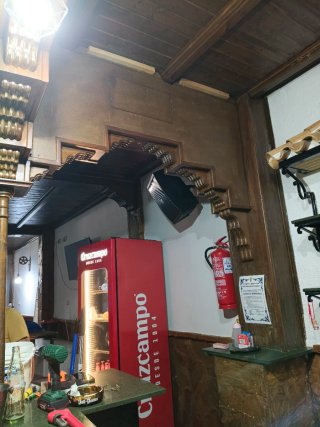 Arco decorativo madera