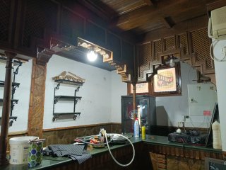 Arco decorativo madera
